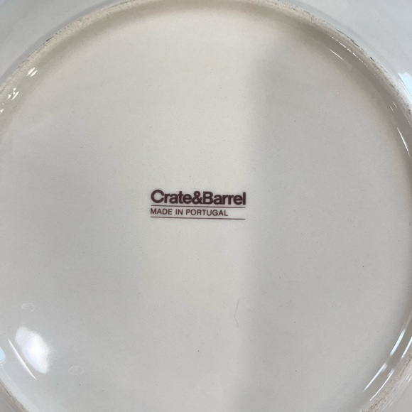 Crate and Barrel 9.5” Floral Artichoke Ceramic Bowls - Set of 8 - Picture 4 of 9